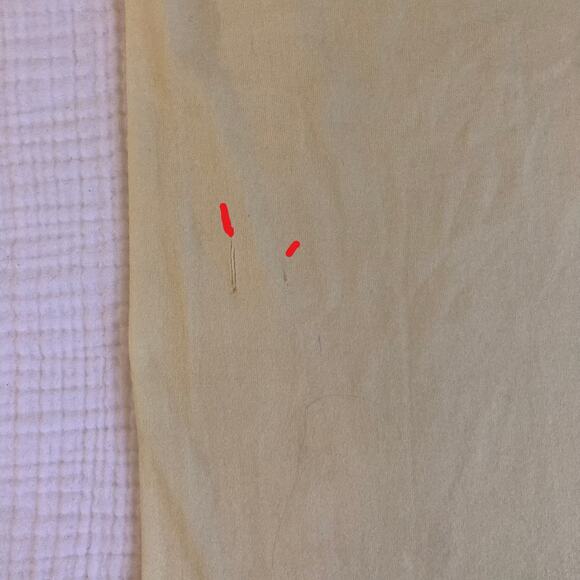 Vintage Yellow Lace Tank/Camisole, Slip Top, Stretchy - Mid Century - Picture 6 of 7